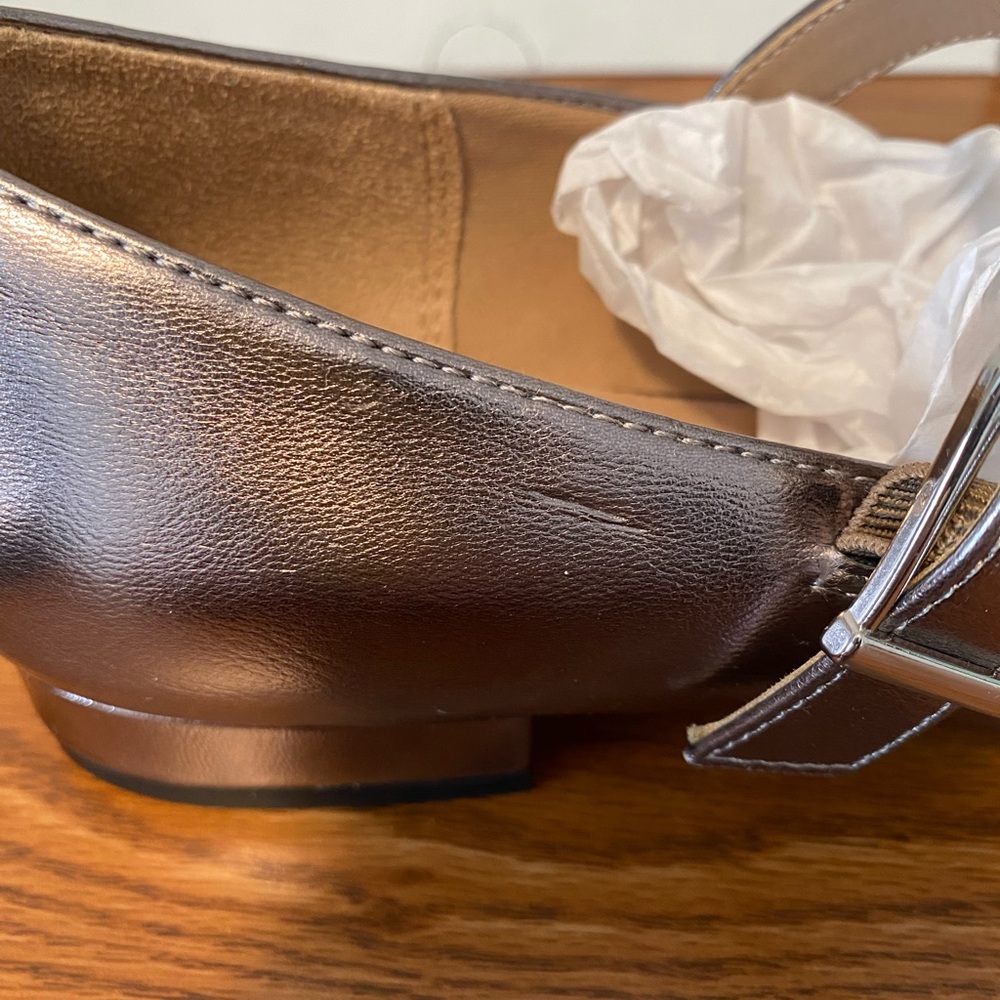 Life Stride Metallic Pewter Mary Jane Flats - Picture 7 of 7